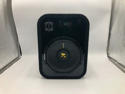 Kicker CompD 40CWD104 4-Ohm Speaker in Bassworx RP10RG 10" Subwoofer Box 1 Kicker CompD 40CWD104 4-Ohm Speaker in Bassworx RP10RG 10" Subwoofer Box