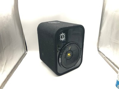 Kicker CompD 40CWD104 4-Ohm Speaker in Bassworx RP10RG 10" Subwoofer Box 2 Kicker CompD 40CWD104 4-Ohm Speaker in Bassworx RP10RG 10" Subwoofer Box