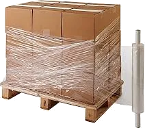 EPS and Plastic Recycling 3 Clear pallet stretch wrap accepted in the LDPE and HDPE plastic-film recycling program