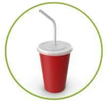 EPS and Plastic Recycling 10 Cold drink cup and lid accepted when marked with an approved rigid plastic resin number