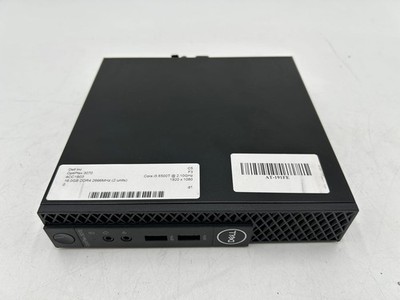 Dell Inc | OptiPlex 3070 | Intel Core i5-8500T | 16 GB RAM | 128GB | Intel UHD G 2 Dell Inc | OptiPlex 3070 | Intel Core i5-8500T | 16 GB RAM | 128GB | Intel UHD G