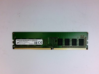 Micron Technology | 8 GB DDR4 RAM | 2400 MT/s | UDIMM | ECC: Non-ECC | Buffered: 1 Micron Technology | 8 GB DDR4 RAM | 2400 MT/s | UDIMM | ECC: Non-ECC | Buffered: