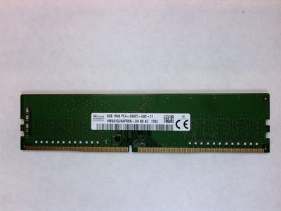 SK hynix | 8 GB DDR4 RAM | 2400 MT/s | UDIMM | ECC: Non-ECC | Buffered: Unbuffer 1 SK hynix | 8 GB DDR4 RAM | 2400 MT/s | UDIMM | ECC: Non-ECC | Buffered: Unbuffer
