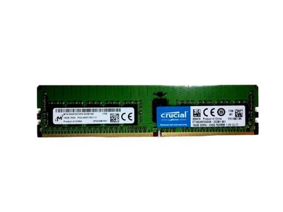 Micron | 16 GB DDR4 RAM | 2400 MT/s | RDIMM | ECC: Yes | Buffered: Registered | 1 Micron | 16 GB DDR4 RAM | 2400 MT/s | RDIMM | ECC: Yes | Buffered: Registered |