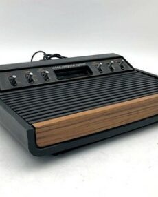 Atari CX2600 Heavy Sixer 6-Switch Woodgrain Vintage Video Game System Untested