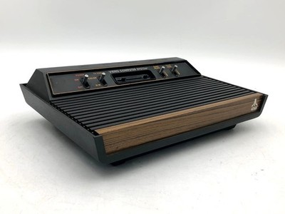 Atari 2600 Four-Switch Woodgrain Vintage Video Game Console Only Untested 2 Atari 2600 Four-Switch Woodgrain Vintage Video Game Console Only Untested