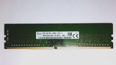SK Hynix | 8 GB DDR4 RAM | 2666 MT/s | UDIMM | ECC: Non-ECC | Buffered: Unbuffer 1 SK Hynix | 8 GB DDR4 RAM | 2666 MT/s | UDIMM | ECC: Non-ECC | Buffered: Unbuffer