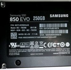 SAMSUNG | 850 EVO | 250GB SSD | SATA III | 2.5