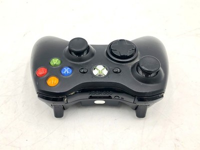 Microsoft Xbox 360 Wireless Controller 1460 Black No Battery Pack Tested 2 Microsoft Xbox 360 Wireless Controller 1460 Black No Battery Pack Tested