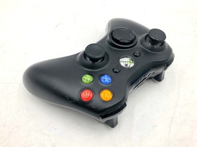 Microsoft Xbox 360 Wireless Controller 1460 Black No Battery Pack Tested 3 Microsoft Xbox 360 Wireless Controller 1460 Black No Battery Pack Tested