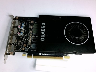 NVIDIA Quadro P2200 5GB GDDR5X PCIe 3.0 x16 Graphics Card 4x DisplayPort 2 NVIDIA Quadro P2200 5GB GDDR5X PCIe 3.0 x16 Graphics Card 4x DisplayPort