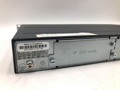 Hewlett Packard Enterprise | HP-2920-24G | Network Equipment | 1 Gbps | Rack-Mou 6 Hewlett Packard Enterprise | HP-2920-24G | Network Equipment | 1 Gbps | Rack-Mou
