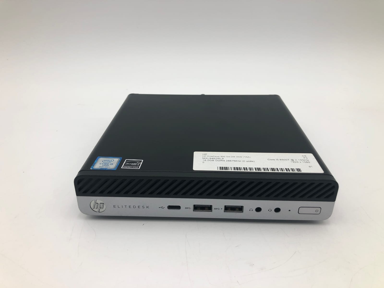 HP | HP EliteDesk 800 G4 DM 35W (TAA) | i5-8500T | 16GB | 256GB SSD 3 HP | HP EliteDesk 800 G4 DM 35W (TAA) | i5-8500T | 16GB | 256GB SSD