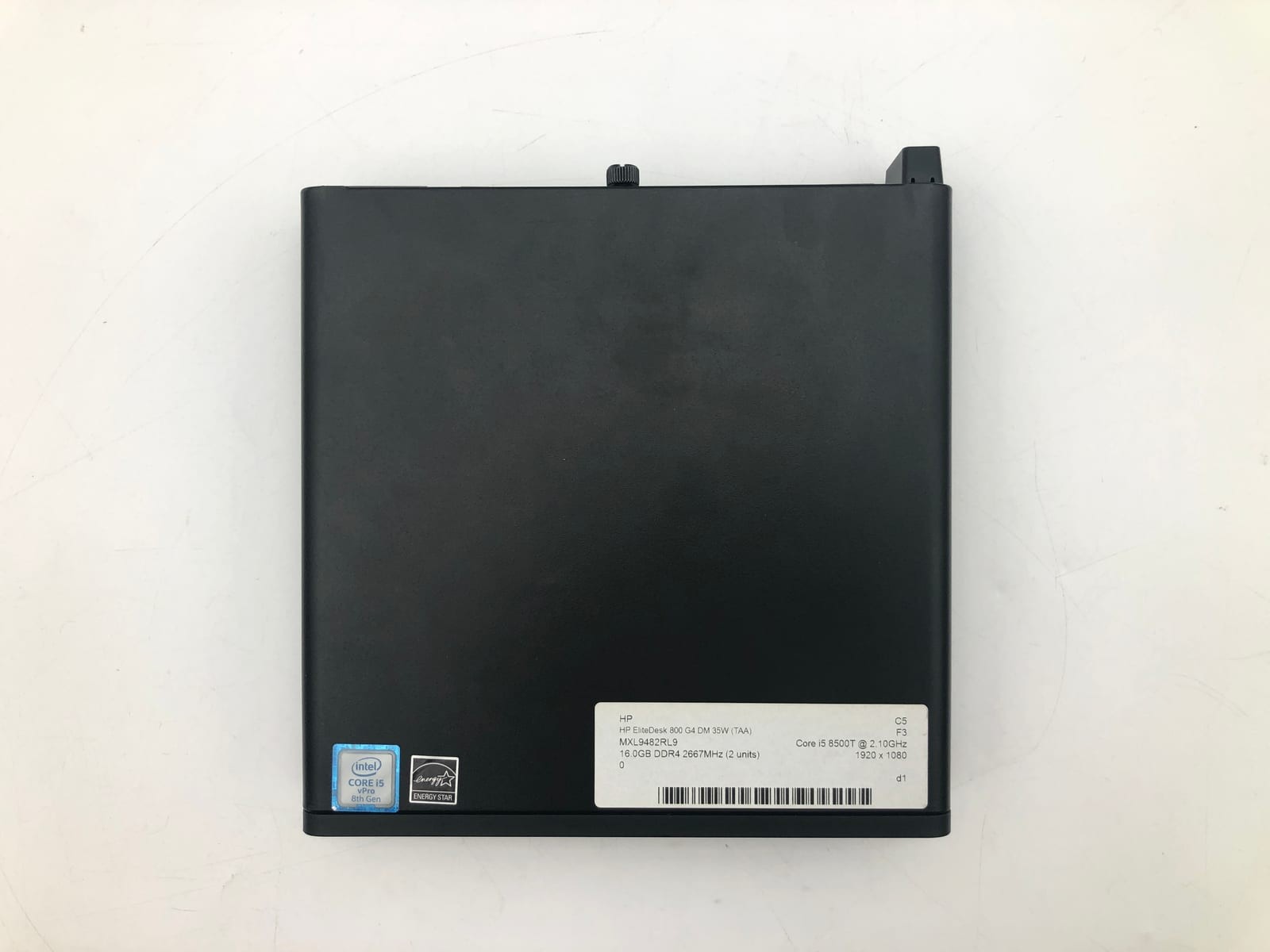 HP | HP EliteDesk 800 G4 DM 35W (TAA) | i5-8500T | 16GB | 256GB SSD 4 HP | HP EliteDesk 800 G4 DM 35W (TAA) | i5-8500T | 16GB | 256GB SSD