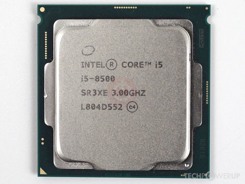 Intel i5-8500 3.0GHz (4.1GHz TURBO) LGA 1151 Processor (SR3XE) 1 Intel i5-8500 3.0GHz (4.1GHz TURBO) LGA 1151 Processor (SR3XE)
