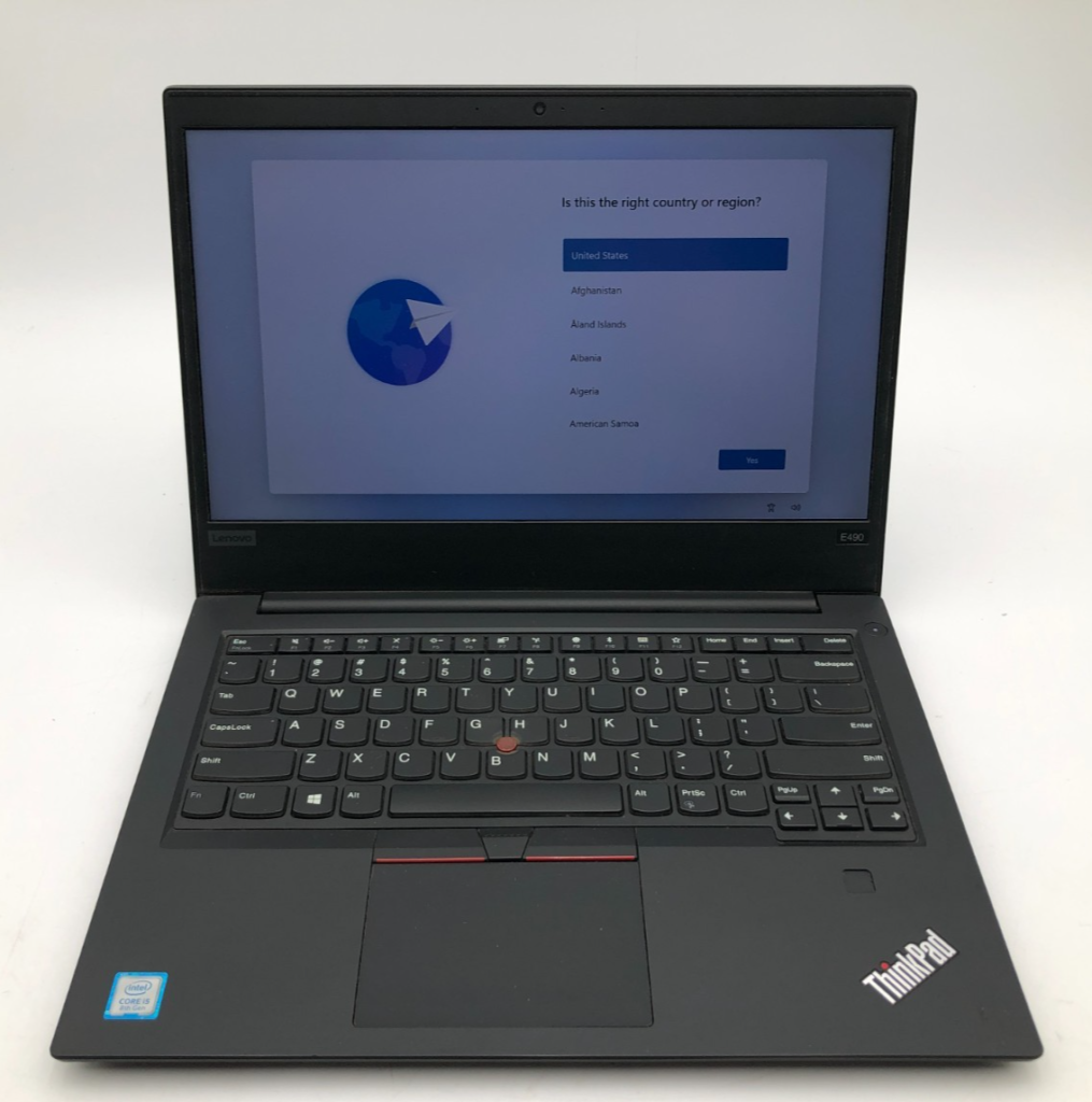 Lenovo ThinkPad E490 i5-8265U 16GB 256GB NVMe 13.9