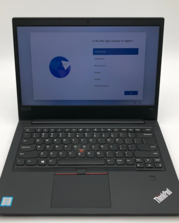 Lenovo ThinkPad E490 i5-8265U 16GB 256GB NVMe 13.9" FHD Win 11 Pro