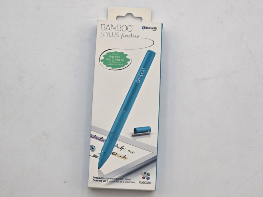 Wacom Bamboo Stylus Fineline - Blue - For iPad Mini, iPad 3, iPad Air - New