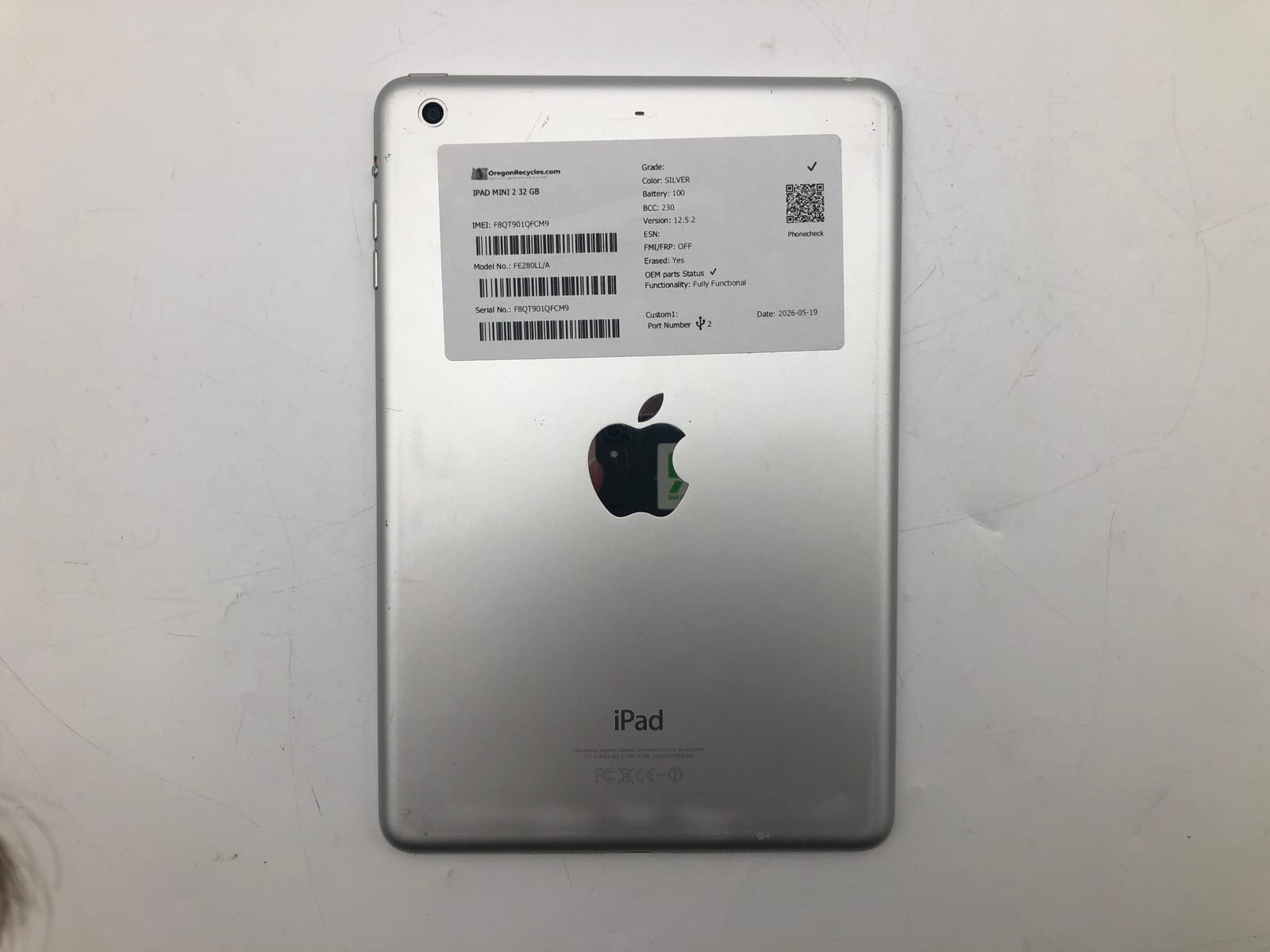 Apple iPad mini 2 32GB Silver Unlocked FE280LL/A iOS Smartphone Tested 90% Batte 6 Apple iPad mini 2 32GB Silver Unlocked FE280LL/A iOS Smartphone Tested 90% Batte
