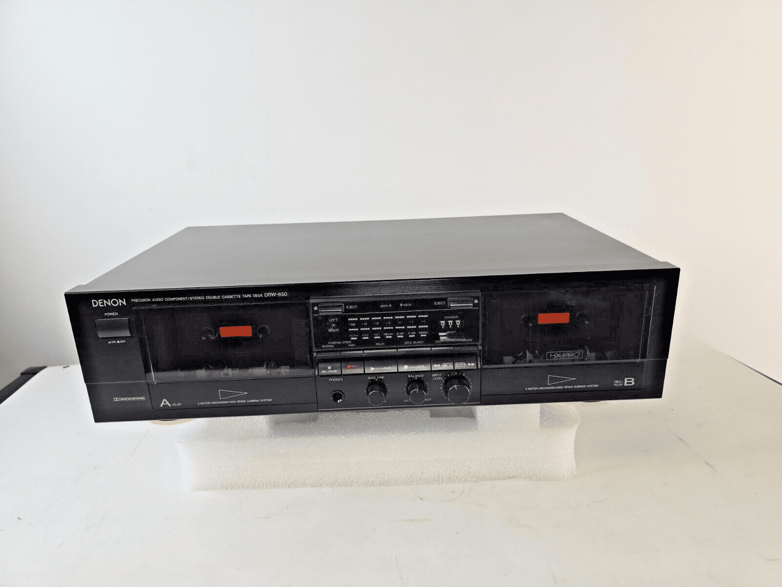 Denon DRW-650 Double Casette Deck Recorder Great Condition, Tested Working.  - OregonRecycles.com