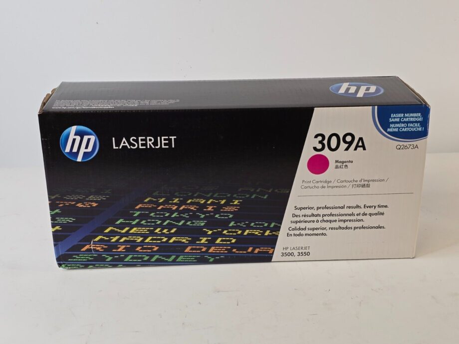 image of HP Certified Laserjet 309A Magenta Print Cartridge Q2673A SEALED NEW 375544632820