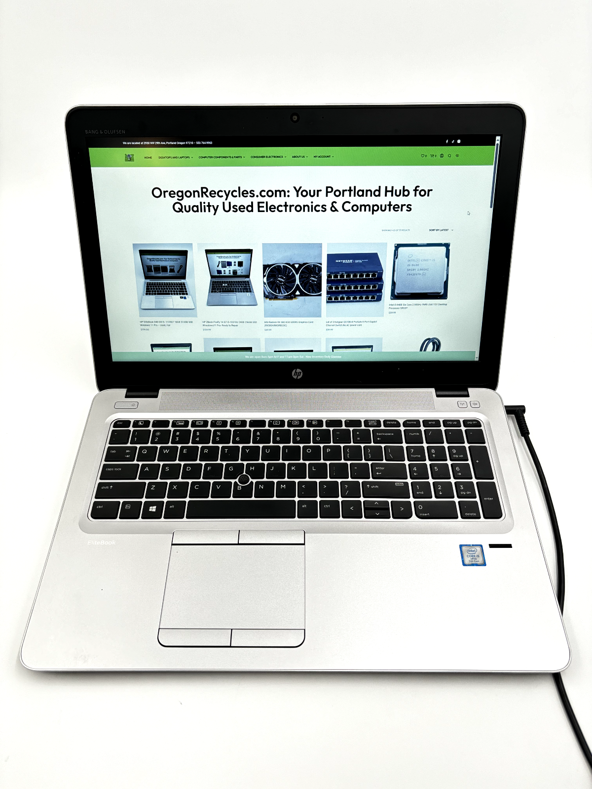 HP EliteBook 850 G4 i5-7300U 16GB 256GB SSD Windows 10 Pro - NO BATTERY 1 HP EliteBook 850 G4 i5-7300U 16GB 256GB SSD Windows 10 Pro - NO BATTERY