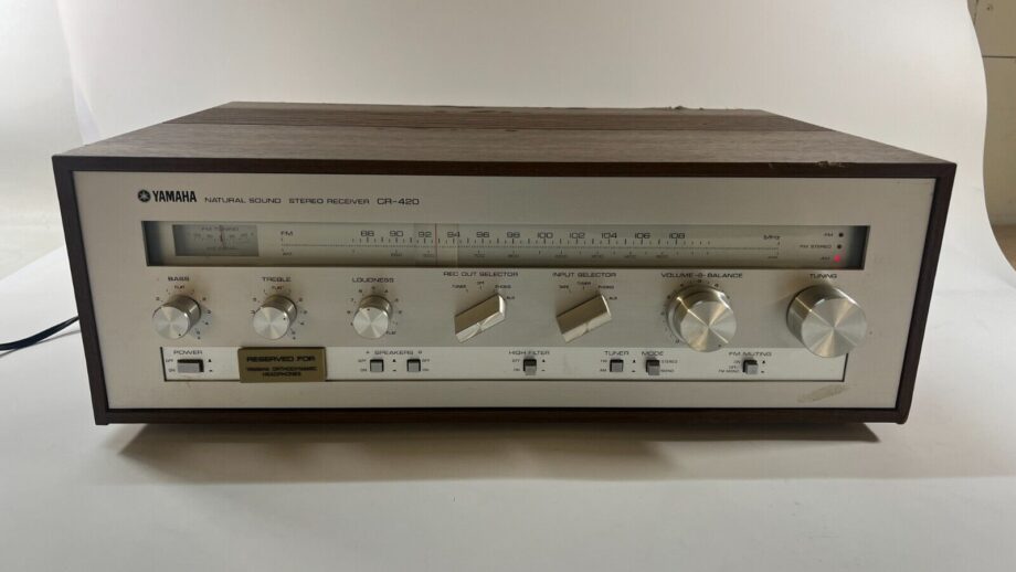 image of YAMAHA CR 420 Natural Sound Stereo Receiver Audiophile Tested SEE VIDEO 375471399820