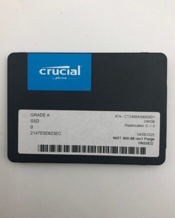 Crucial CT240BX500SSD1 240GB 2.5" 6Gb/s SATA SSD Tested