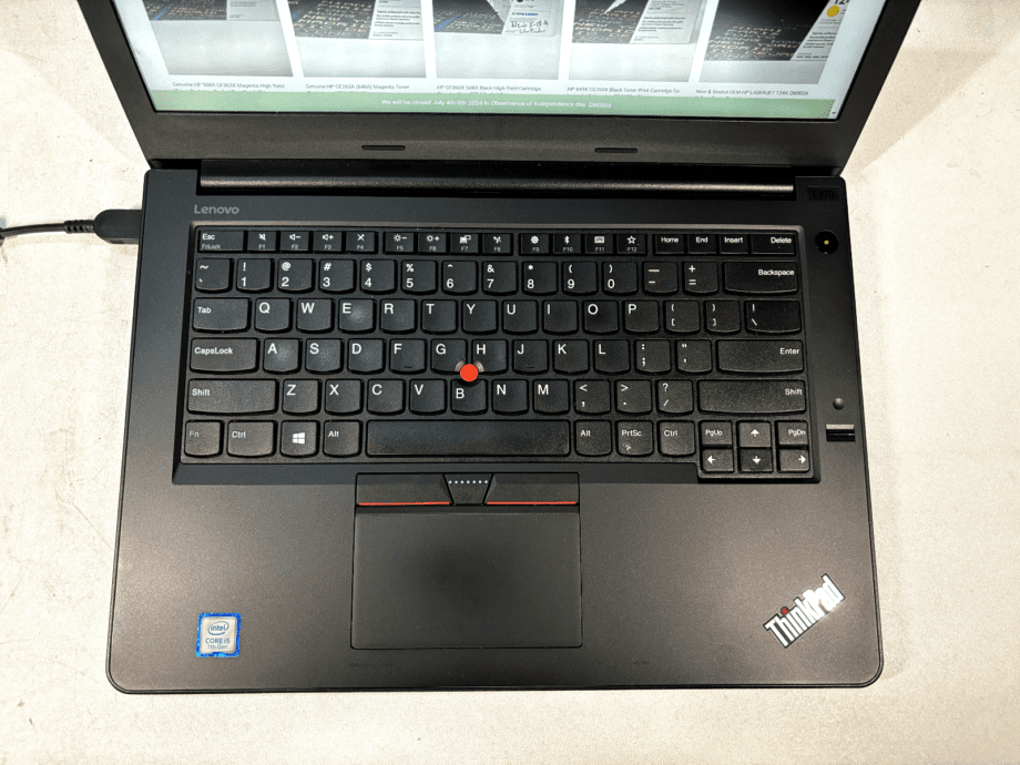 image of Lenovo ThinkPad E470 i5 7200U 16GB 128GB SSD Windows10 Pro no battery 355883887630 2