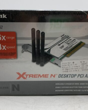 D-link Premium Xtreme N Wireless PCI Desktop Adapter - New Sealed