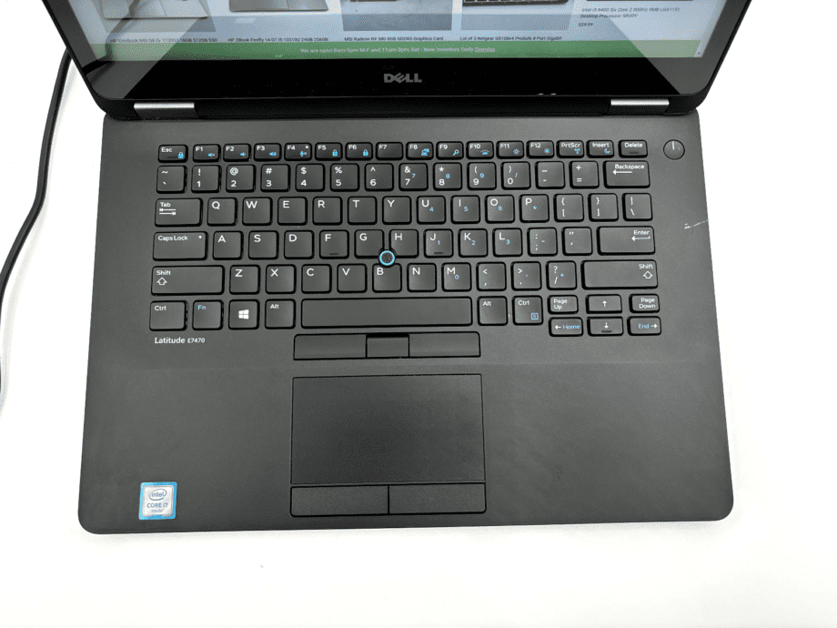 image of Dell Latitude E7470 Touch i7 6600U 16GB 256GB SSD Windows 10 Pro No Battery 356032779360 2