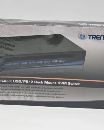 TRENDnet TK-1603R (v2.0R) 16-Port USB/PS/2 Rack Mount KVM Switch – Factory Seale
