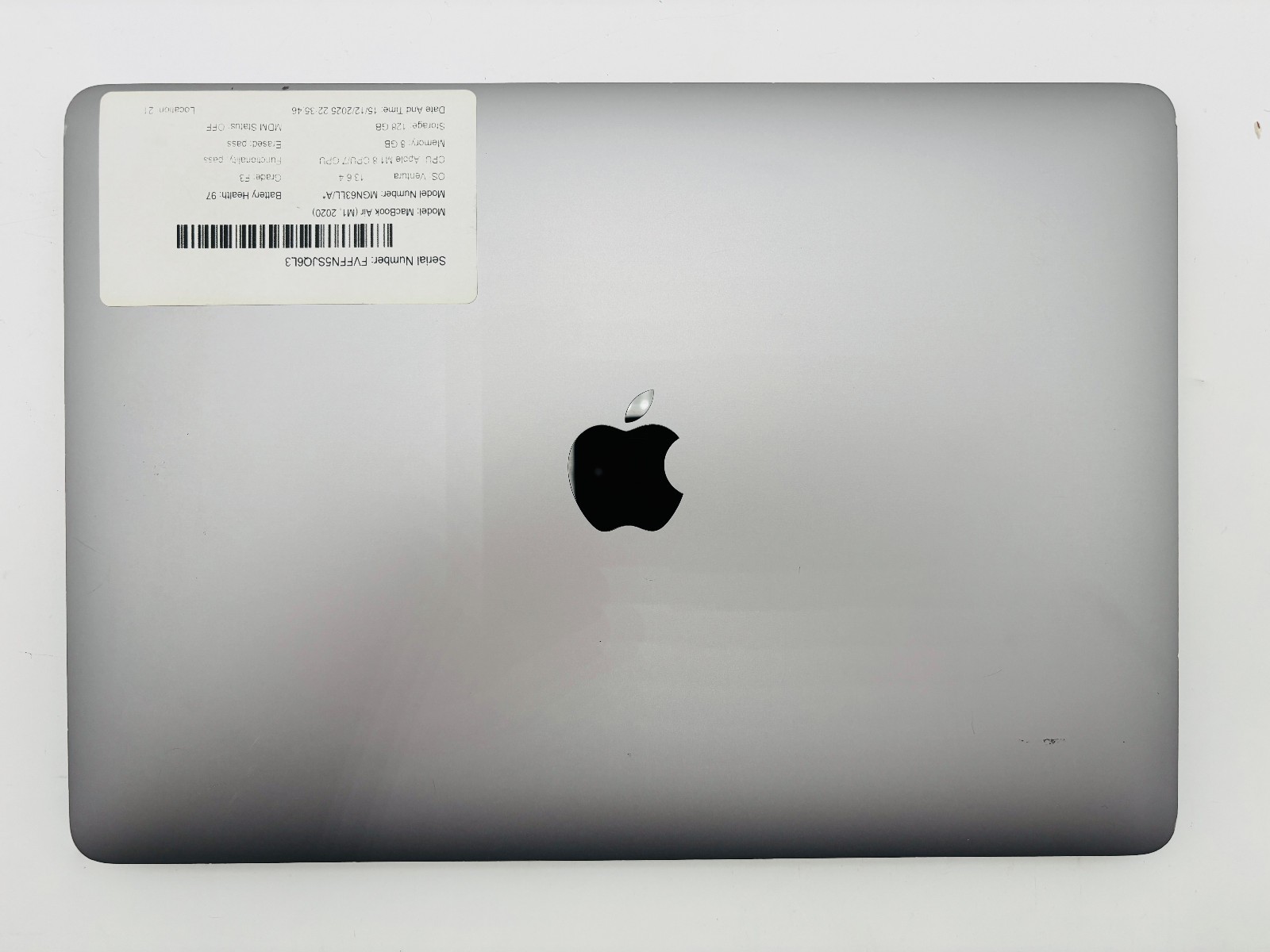 Apple MacBook Air 13 (M1 2020) - M1 8 CPU/7 -8GB 128GB SSD macOS Ventura 3 Apple MacBook Air 13 (M1 2020) - M1 8 CPU/7 -8GB 128GB SSD macOS Ventura