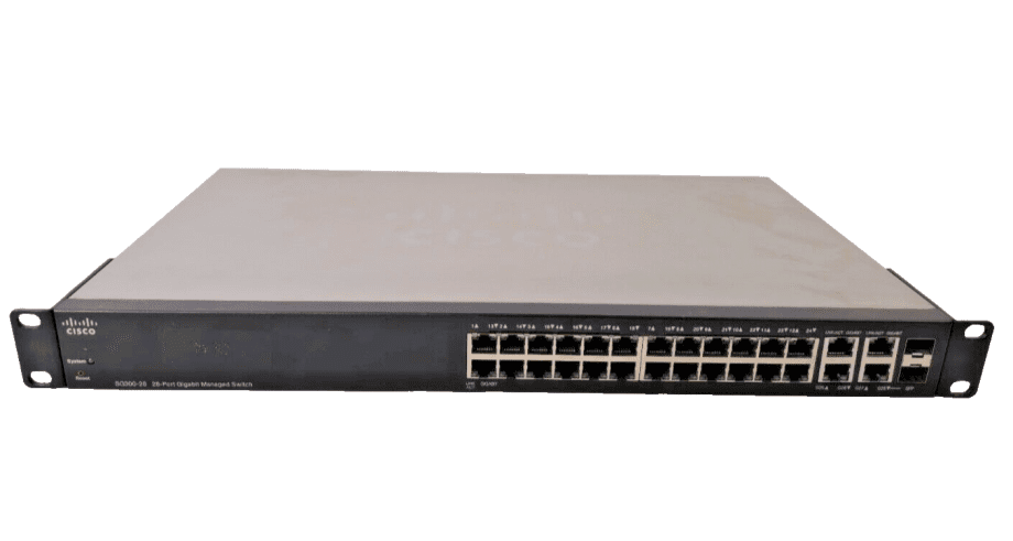 image of Cisco SRW2024 K9 V03 SG300 28 28 Port Gigabit Managed Ethernet Switch 355732227780