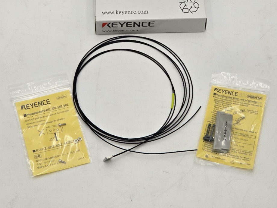 KEYENCE Digital Fiber Optic Sensor FU-41TZ FU41TZ 00941TZ BRAND NEW