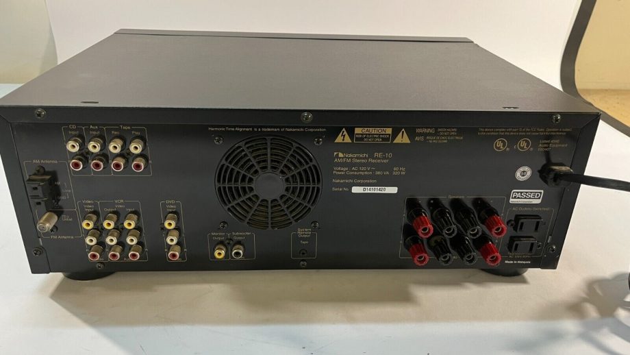 image of NAKAMICHI RE 10 AMFM Stereo Receiver Amplifier 375433383680 2
