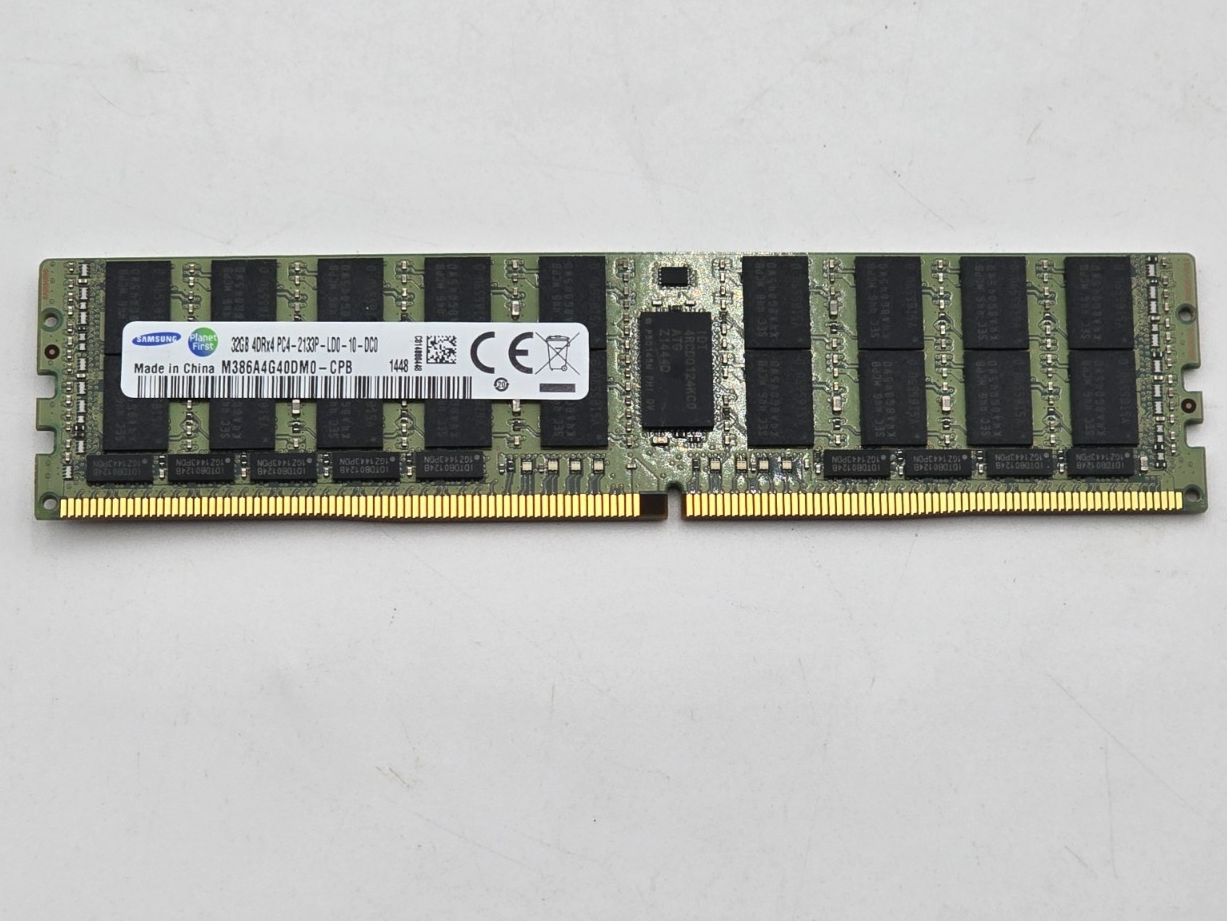 Samsung 32GB DDR4-2133P ECC Registered RDIMM Server Memory M386A4G40DM0-CPB 1 Samsung 32GB DDR4-2133P ECC Registered RDIMM Server Memory M386A4G40DM0-CPB