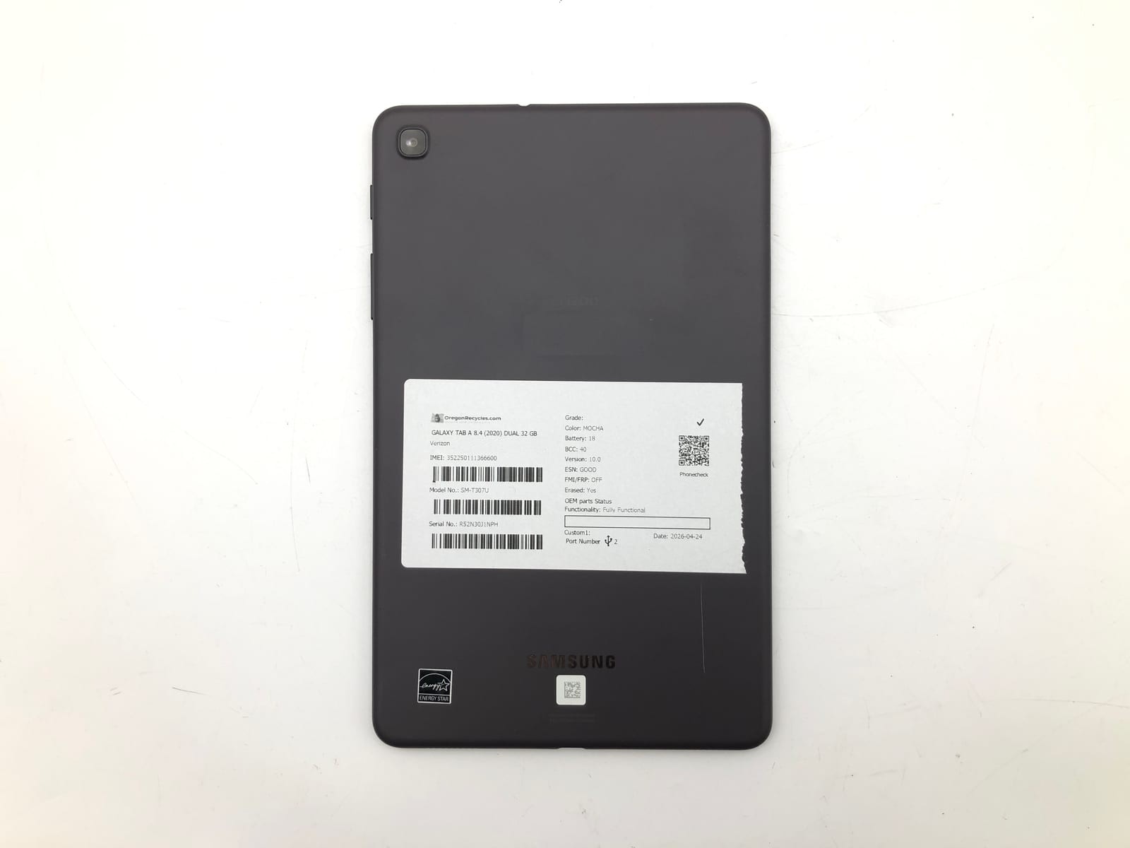 Samsung Galaxy Tab A 8.4 Dual 32GB Mocha Verizon SM-T307U Smartphone Tested 6 Samsung Galaxy Tab A 8.4 Dual 32GB Mocha Verizon SM-T307U Smartphone Tested