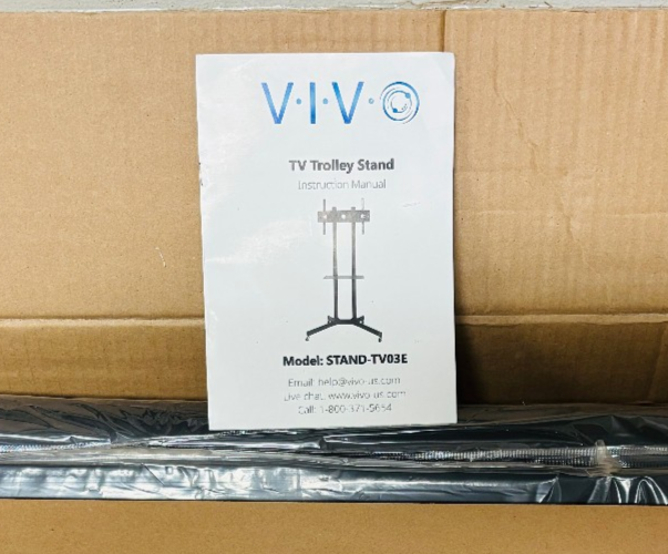 VIVO TV Stand Model STAND‑TV03E • Open Box 3 VIVO TV Stand Model STAND‑TV03E • Open Box