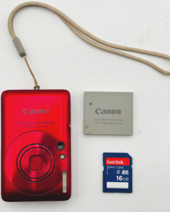 Canon PowerShot SD780 IS Red – Compact 12.1MP Digital Camera