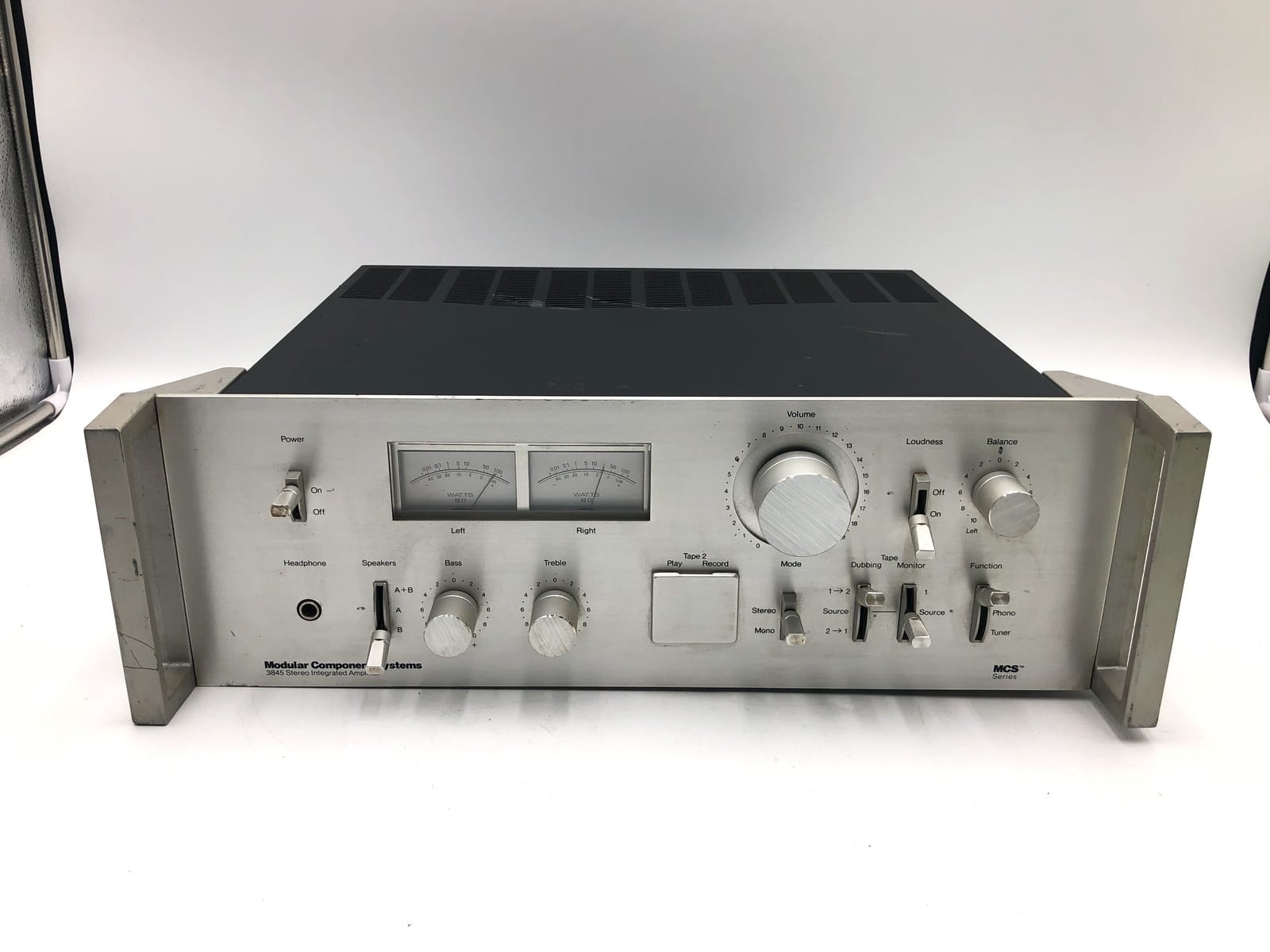 MCS Modular Component Systems 3845 1981 Vintage Integrated Amplifier — Tested 1 MCS Modular Component Systems 3845 1981 Vintage Integrated Amplifier — Tested