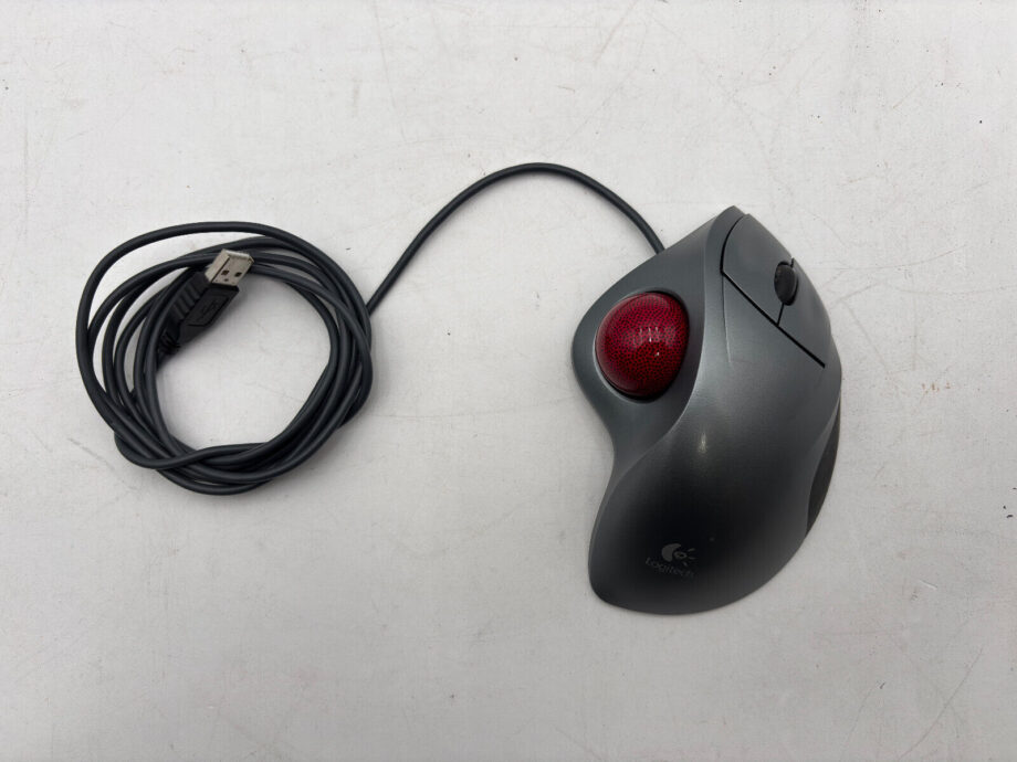 LogiTech Trackman Wheel USB Trackball Mouse- Model:  T-BB18 -TESTED