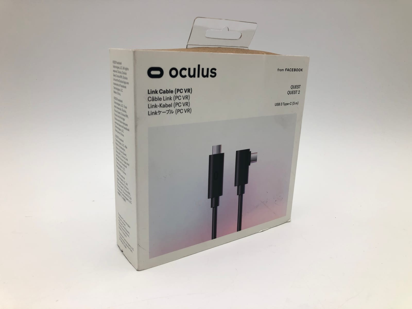 Oculus | Oculus Link Cable | Black | USB 3.0, USB-C | New Sealed 3 Oculus | Oculus Link Cable | Black | USB 3.0, USB-C | New Sealed