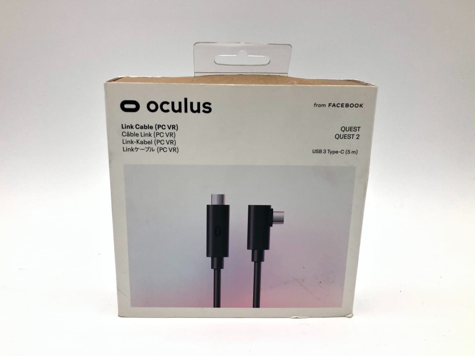 Oculus | Oculus Link Cable | Black | USB 3.0, USB-C | New Sealed 1 Oculus | Oculus Link Cable | Black | USB 3.0, USB-C | New Sealed