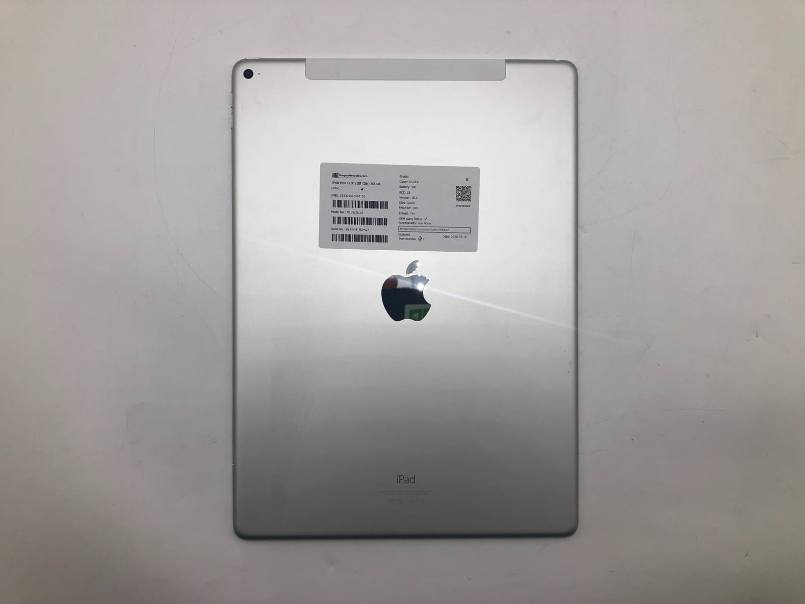 Apple iPad Pro 12.9 inch (1st Gen) 256GB Silver Unlocked ML3W2LL/A iOS Smartph 2 6 Apple iPad Pro 12.9 inch (1st Gen) 256GB Silver Unlocked ML3W2LL/A iOS Smartph 2