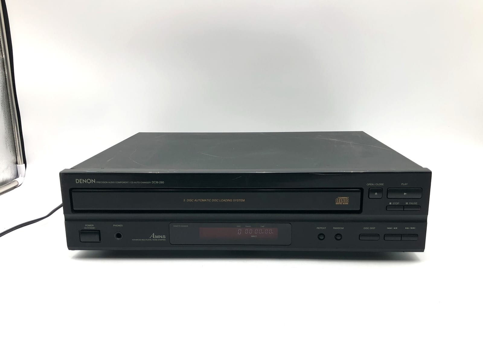 Denon SN: 7108433628. Device: Denon CD Auto Changer, DCM-260 CD Changer — Tested 1 Denon SN: 7108433628. Device: Denon CD Auto Changer, DCM-260 CD Changer — Tested