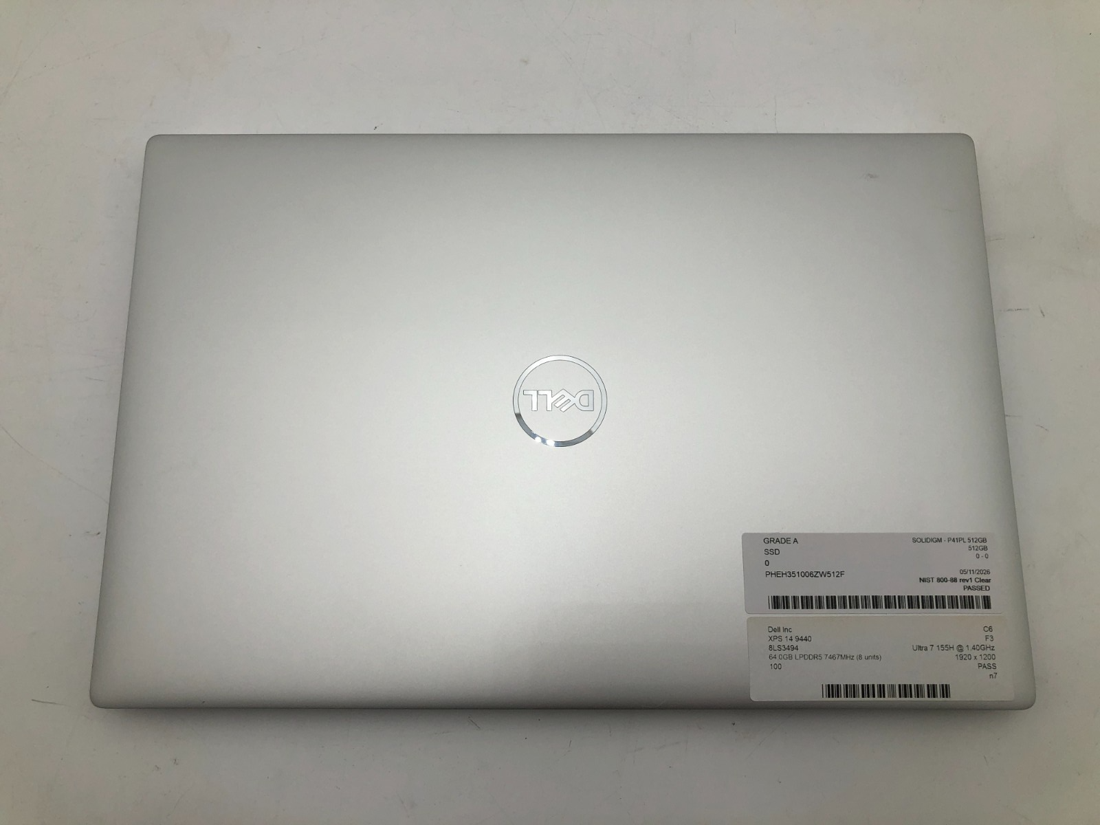 Dell XPS 14 9440 Ultra 7 155H 64GB 512GB NVMe SSD 14.5" FHD+ Win 11 Pro 5 Dell XPS 14 9440 Ultra 7 155H 64GB 512GB NVMe SSD 14.5" FHD+ Win 11 Pro