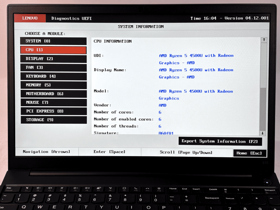 image of Lenovo ThinkPad E15 Gen 2 Ryzen 5 4500U 16GB 256GB SSD WIN11P no battery 355712016331 4