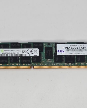 Samsung 16 GB DDR3‑1600 PC3‑12800R ECC Registered RDIMM 2Rx4 M393B2G70BH0‑CK0