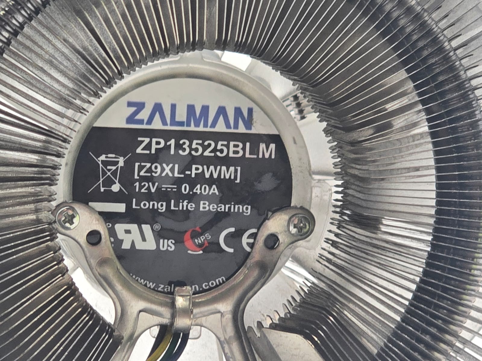 Zalman CNPS9900 MAX CPU Cooler 4-pin PWM ZP13525BLM